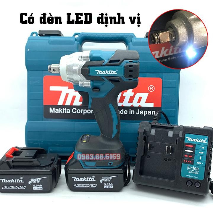 [Chính Hãng] Máy bắt vít Makita 72v, 2 pin,100% dây đồng, không chổi than