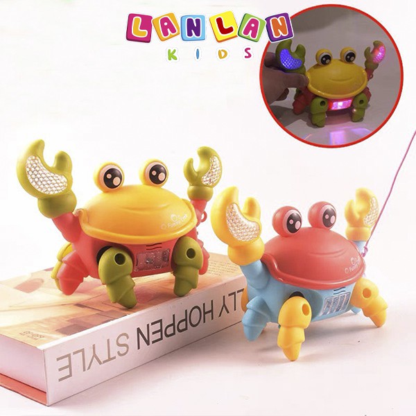 Con cua di chuyển phát nhạc LANLAN KIDS đồ chơi giải trí vui nhộn cho bé