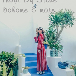 Set áo + quần hoạ tiết thổ cẩm