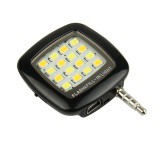 Đèn flash 16 led giắc 3.5 cho điên thoại Fourtech (Đen) MBS24H N1014