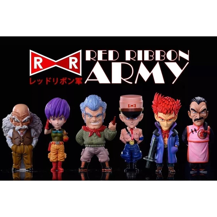 Mô hình Dragonball chính hãng - WCF League team độc nhãn - Băng Nơ đỏ - Red Ribbon Army