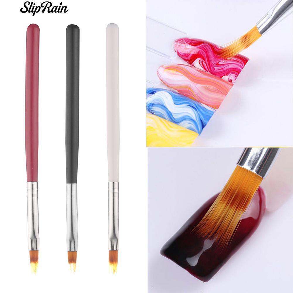 ♥ UV Gel Gradient Painting Pen Brush Plastic Handle Manicure Nail Art Tool
