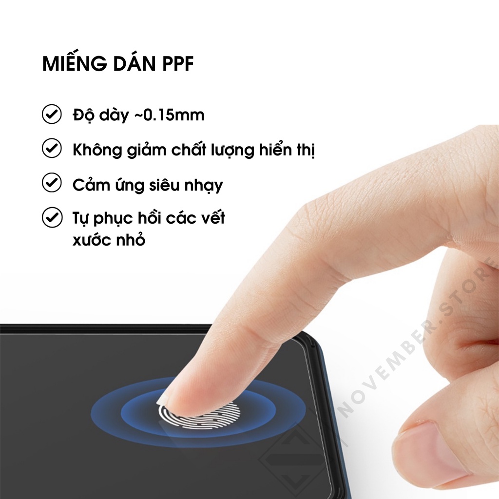 Miếng dán PPF trong suốt, chống nhìn lén cho Galaxy Z Fold 5 / Z Fold4 / Z Fold 3 - Tặng bộ vệ sinh