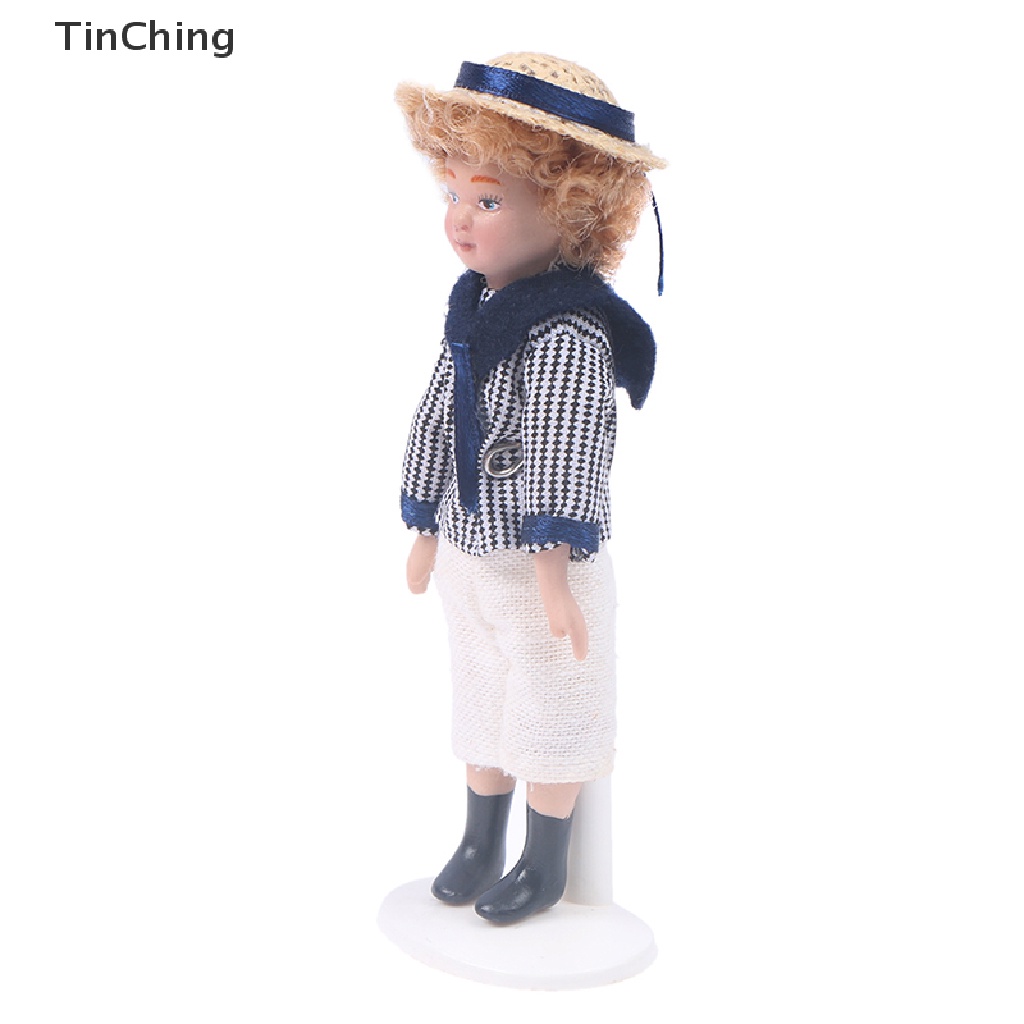 Mô Hình Búp Bê Đội Mũ Rơm Victoria Bằng Gốm Tỉ Lệ 1: 12