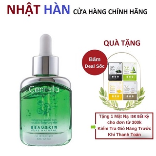 Tinh Chất Rau Má Ngừa Mụn, Loại Bỏ Thâm Mụn, Tái Tạo & Dưỡng Trắng Da BEAUSKIN Centella Cica Ampoule 35ml