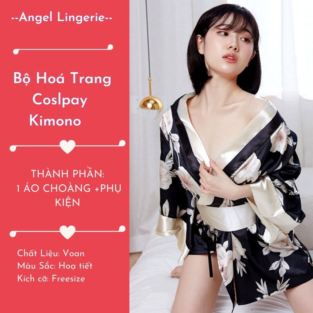 Bộ lót sexy hoá trang cosplay váy ngủ đầm ngủ quyễn rũ Kinomo.A46