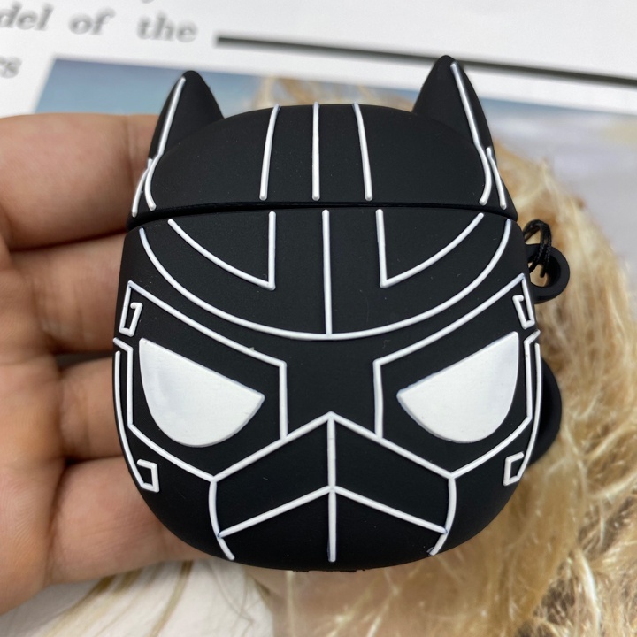 Case Airpods 1/2/3/Pro Black Panther Cực Chất, Ốp Airpods Chiến Binh Báo Đen - Mã TZAP370