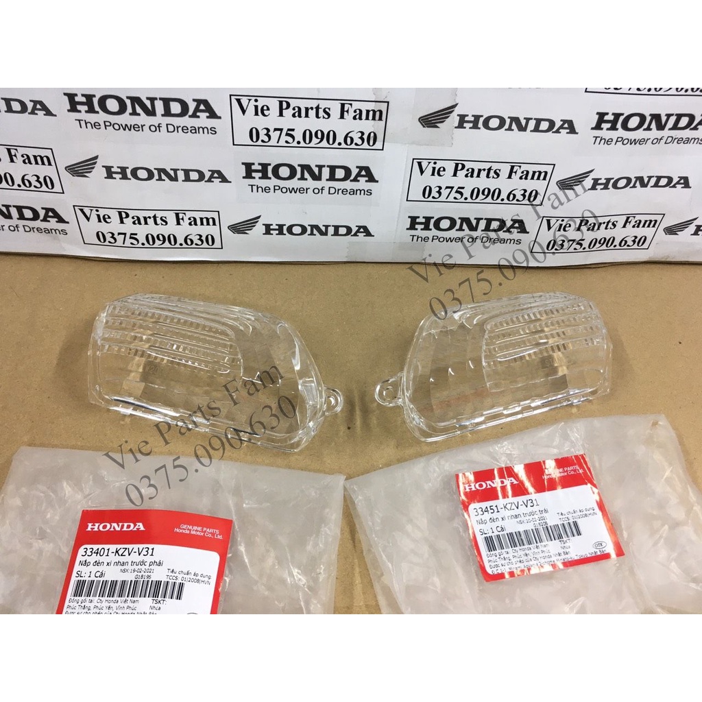 Nắp chụp đèn xi nhan trước trái phải Dream 110 2013-2016 - Hàng chính hãng Honda