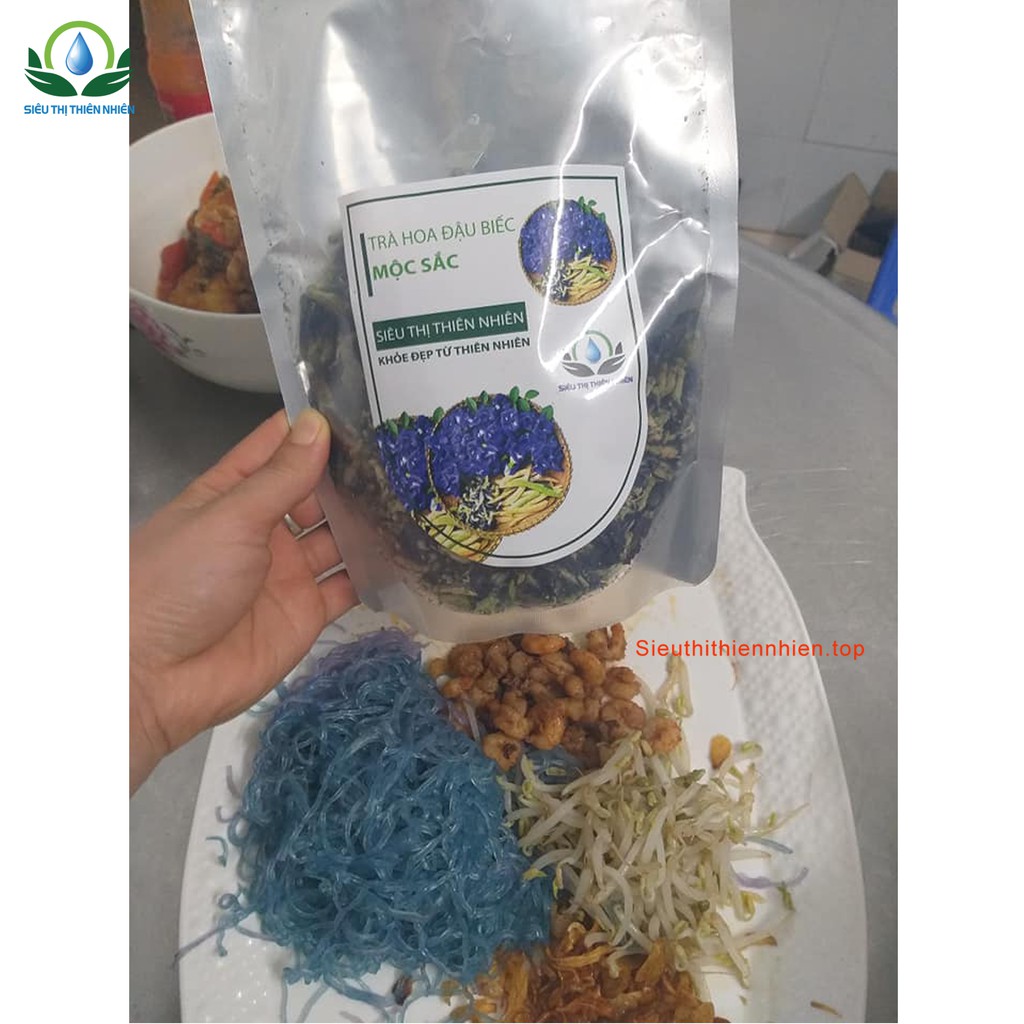 Trà hoa đậu biếc đóng túi zip thương hiệu Mộc Sắc | BigBuy360 - bigbuy360.vn