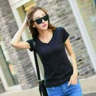 Áo cổ tim body