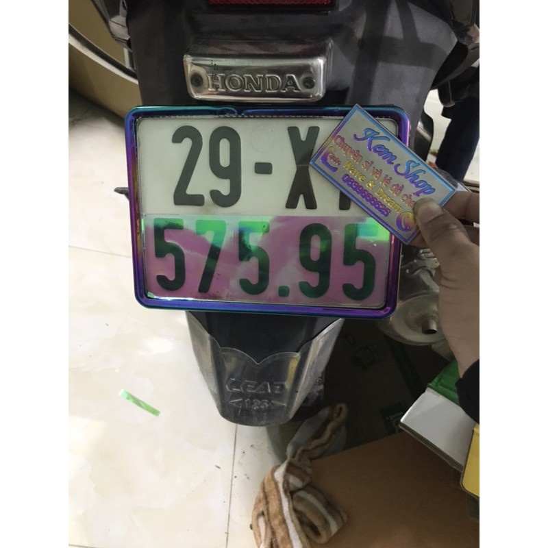 Dán Biển Số 7 Màu