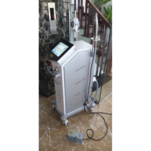 Máy triệt lông xoá xăm 2in1 super nano night 2020