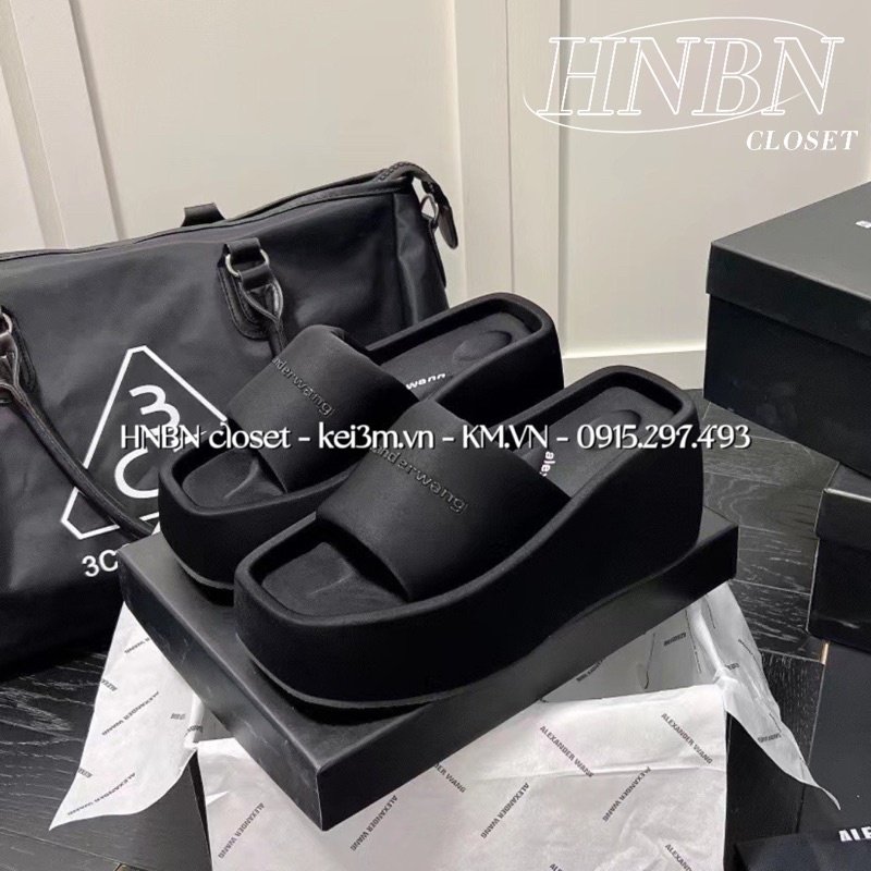 Dép độn đế Wang lót satin cao cấp