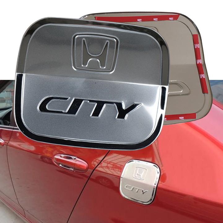 Ốp Nắp Bình Xăng Trang Trí Bảo Vệ Chống Xước Xe Ô Tô Honda City 2007-2013