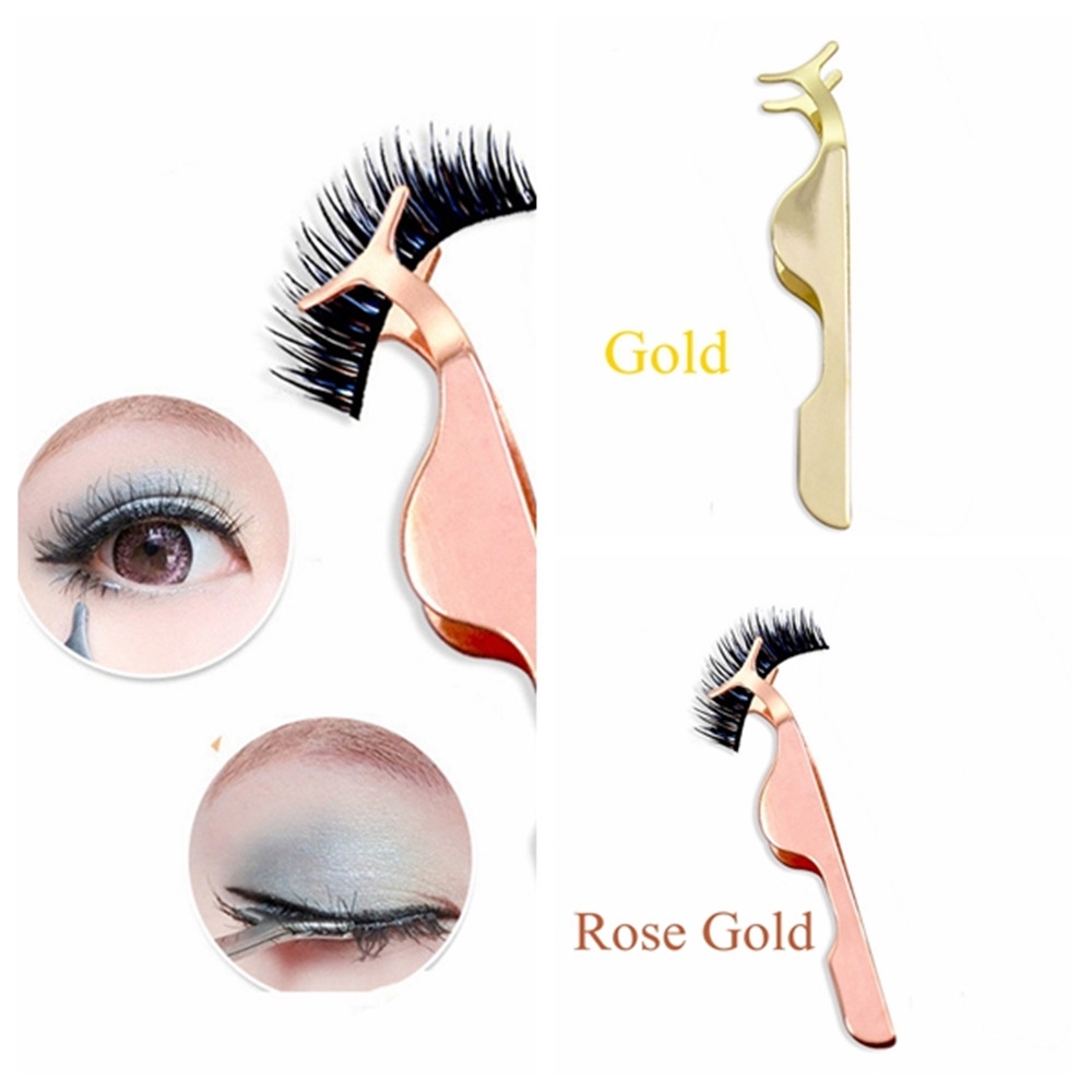 [Hàng mới về] Nhíp gắn lông mi giả bằng thép không gỉ tùy chọn màu sắc