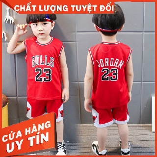 [Lhoa] Bộ đồ bóng rổ trẻ em cho bé từ 7 đến 45kg Viki Fashions nakha433