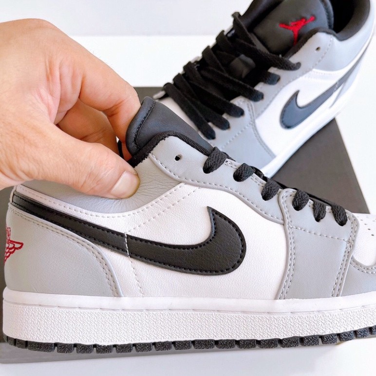 [Full bill +box] Giày Jordan Cổ Thấp Nam Nữ, Giày Sneaker JD1 Xám Trắng Low gray Thời Trang Cao Cấp Hottrend 2022 | BigBuy360 - bigbuy360.vn