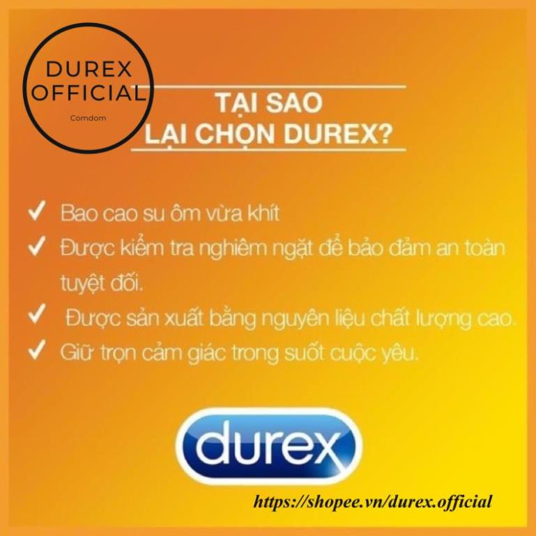 Bao cao su durex pleasuremax  chính hãng  thiết kế siêu mỏng có gân nhiều bôi trơn hộp 12c [Che tên sản phẩm]