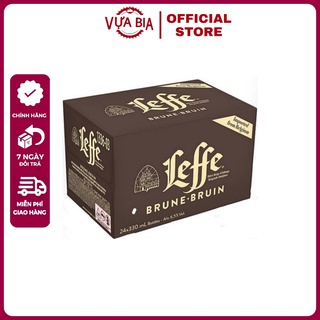BIA LEFFE NÂU THÙNG 24 CHAI 330ML