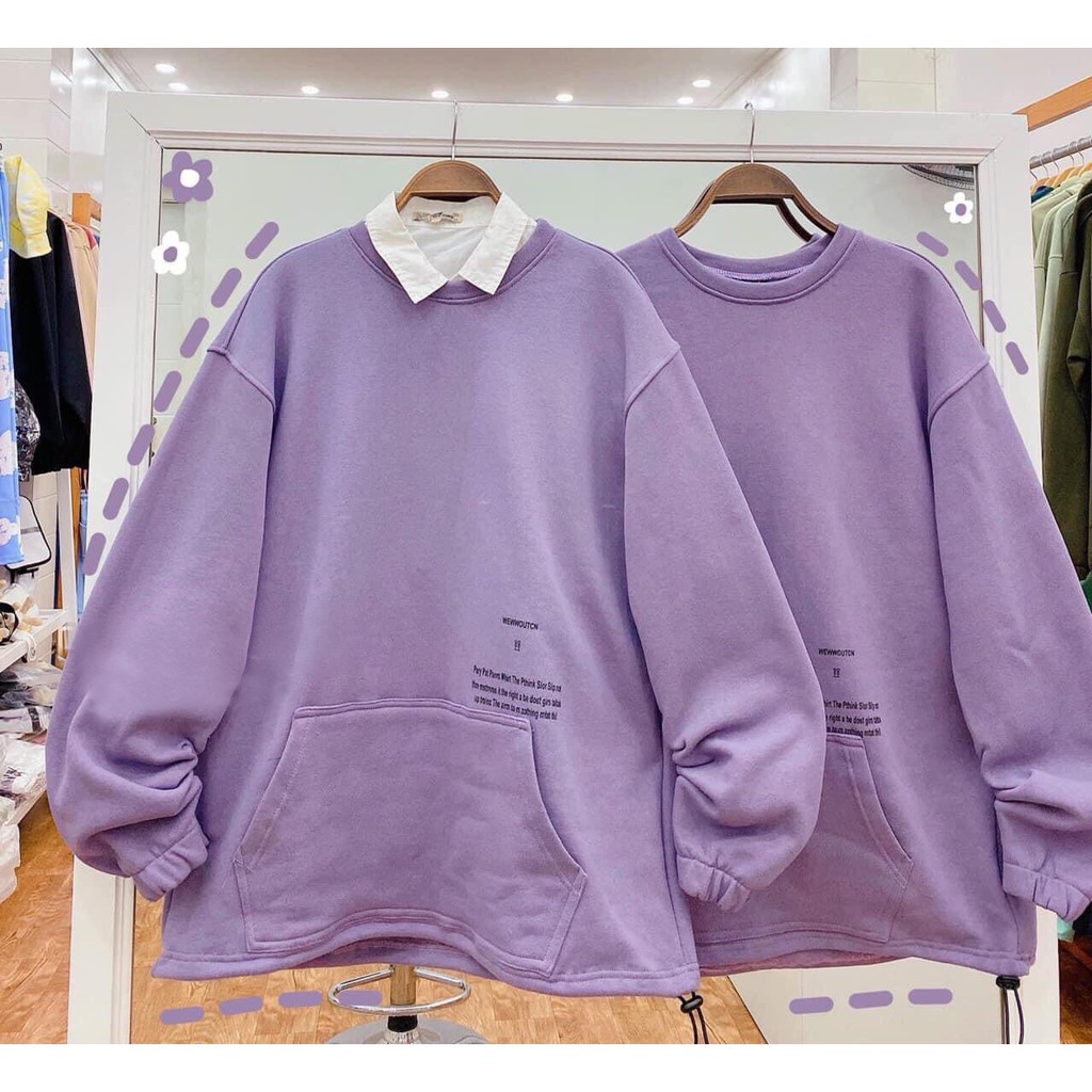 Áo khoác nỉ sweater ZAMAC chất vải dày, ấm form rộng tay bồng - ZA0010 | BigBuy360 - bigbuy360.vn