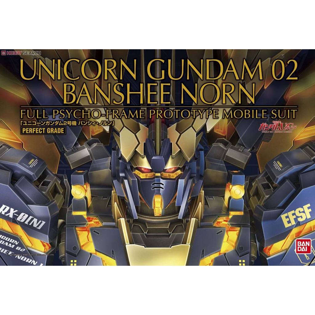Mô Hình Gundam PG Banshee Norn RX-0 Unicorn 02 Bandai 1/60 Seed Đồ Chơi Lắp Ráp Anime Nhật
