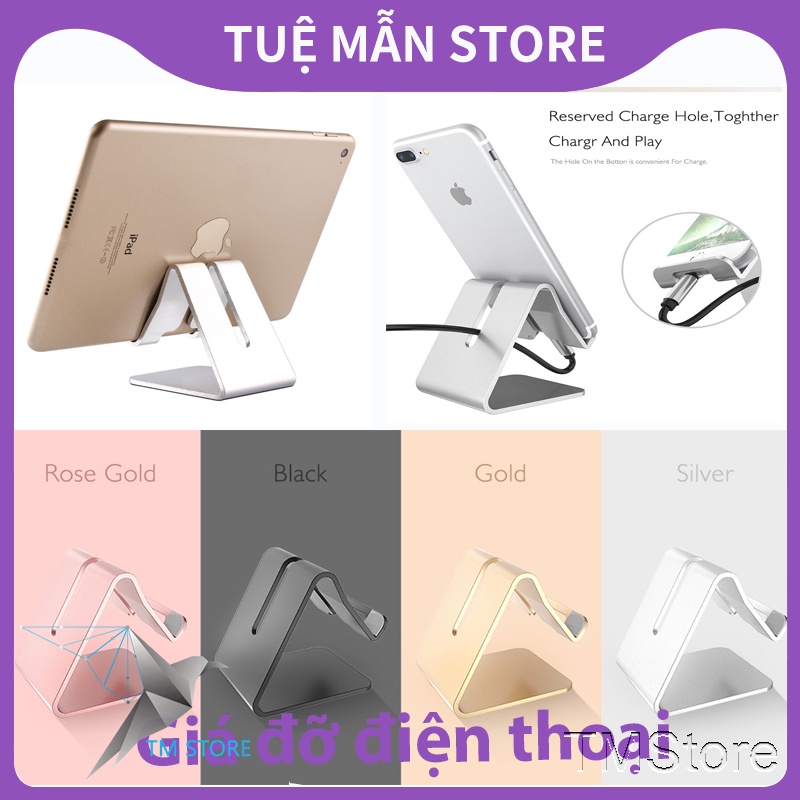 Giá Đỡ Điện Thoại S014 TM SHOP Hợp Kim Nhôm Cực Kì Sang Trọng