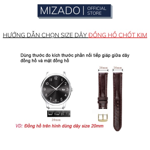 Dây da thủ công Swift Nâu Cafe dành cho Apple Watch, đồng hồ thông minh, đồng hồ cơ MIZADO