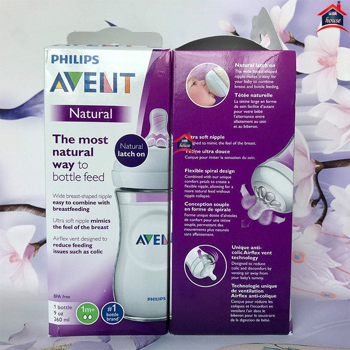 BÌNH SỮA PHILIPS AVENT NATURAL 260ML_CÓ BILL