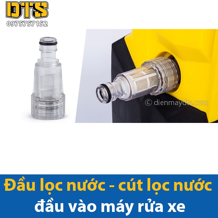 Đầu lọc nước - cút lọc nước đầu vào máy rửa xe áp lực cao, máy xịt rửa cao áp, máy rửa xe gia đình