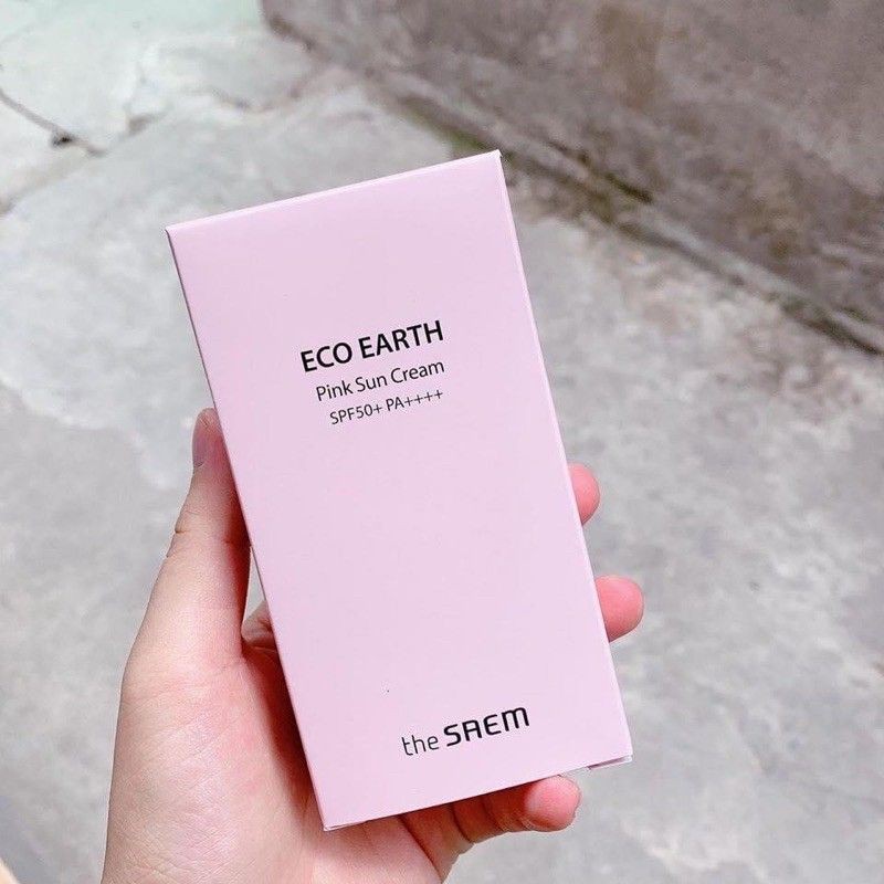 Kem Chống Nắng TheSeam Eco Earth Power Pink (SPF 50+/PA)++++