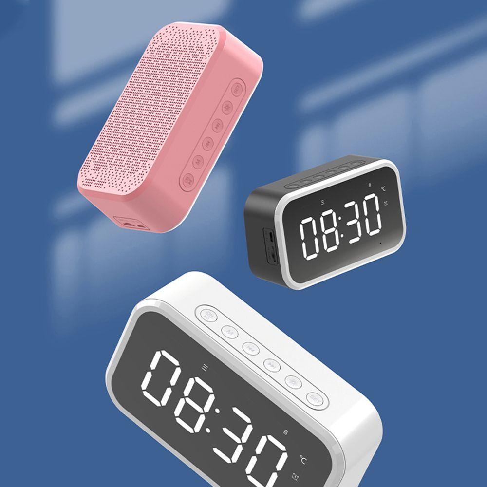 Đồng Hồ Hẹn Giờ Điện Tử Để Bàn Có Đèn LED Kết Nối Bluetooth Cổng Sạc USB