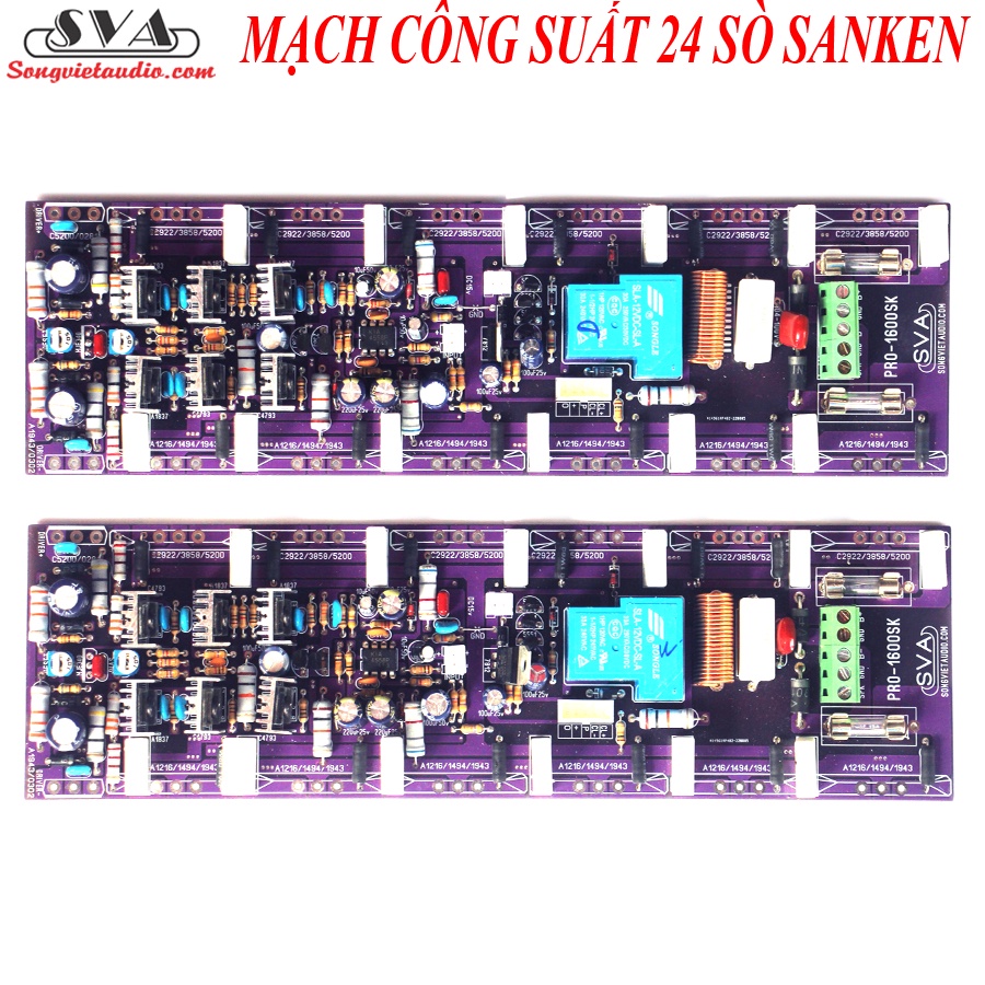 MẠCH CÔNG SUẤT 24 SÒ SANKEN - PRO 1600SK