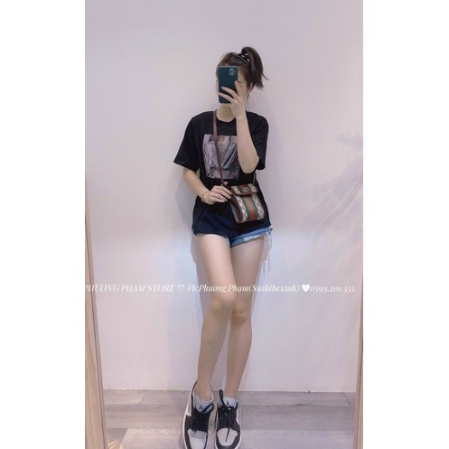 áo phông hình đính đá hàng chuẩn wendi QC | BigBuy360 - bigbuy360.vn