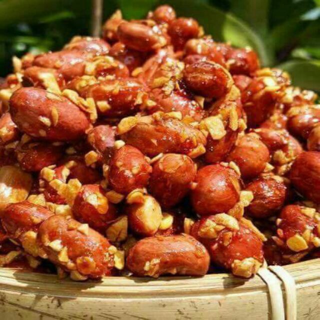500gr Đậu phộng rang tỏi ớt sấy giòn loại ngon