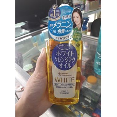 Dầu tẩy trang Kose Softymo White Selected Treatment Oil 230ml