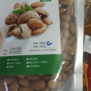 Hạnh nhân Mỹ 500gr