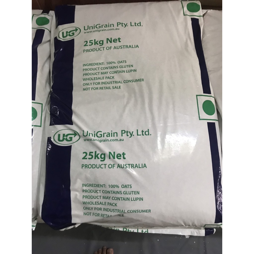 Yến mạch Unigrain nhập trực tiếp úc. Giá sỉ bao 25kg.