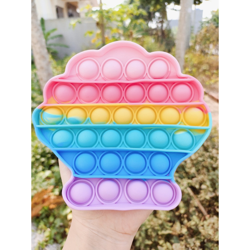 Đồ Chơi Giải Trí Giảm Căng Thẳng, Popit Nhiều Màu Sắc Hình Dáng Dễ Thương Cho Người Lớn Và Trẻ Em