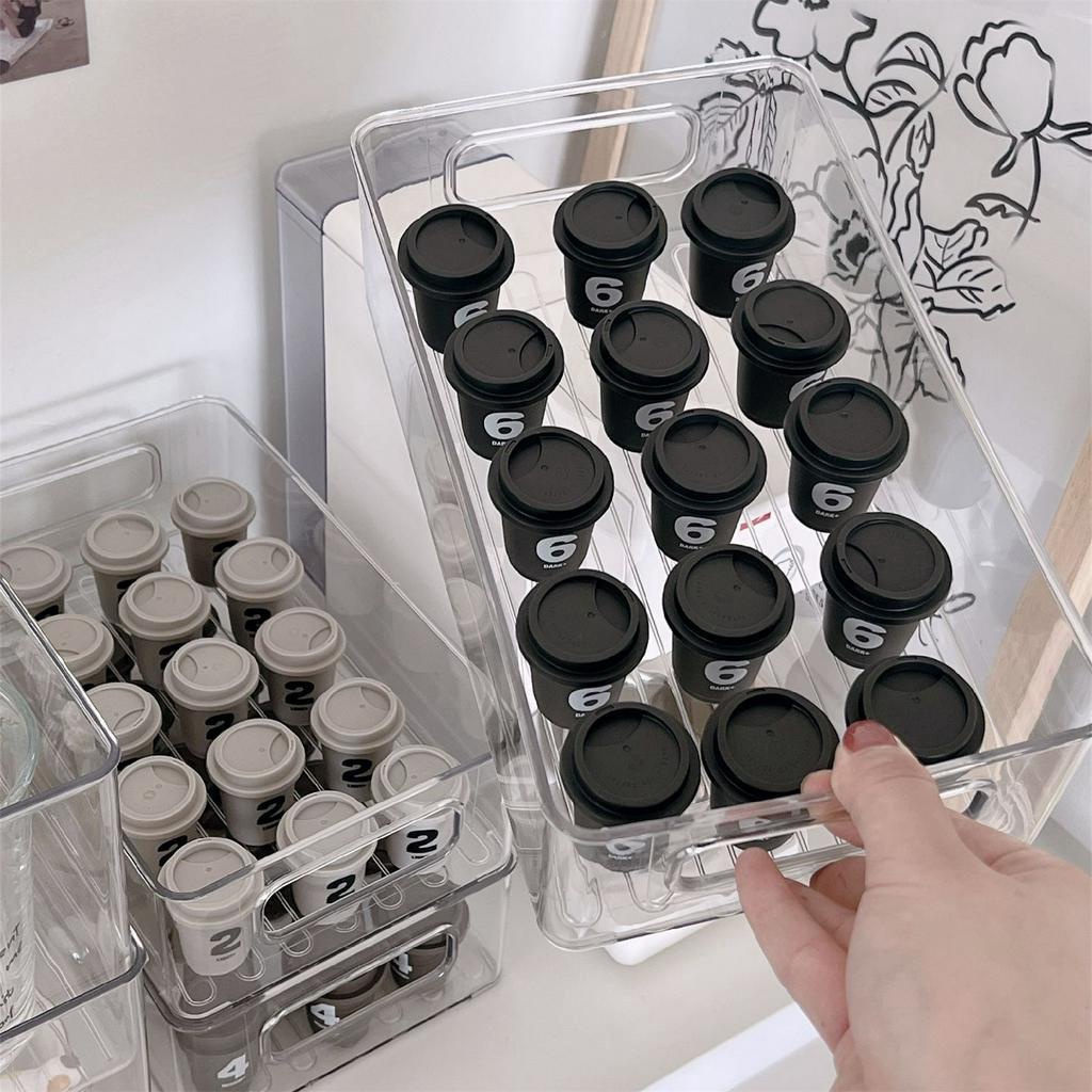 Mauno. Hộp lưu trữ máy tính để bàn đựng mỹ phẩm dung tích lớn Acrylic cho phòng gia đình