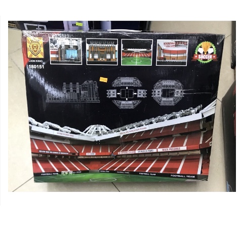 Đồ chơi xếp hình Non lego 10271 Lion King 180151 Sân vận động Old Trafford Manchester United có 4150pcs