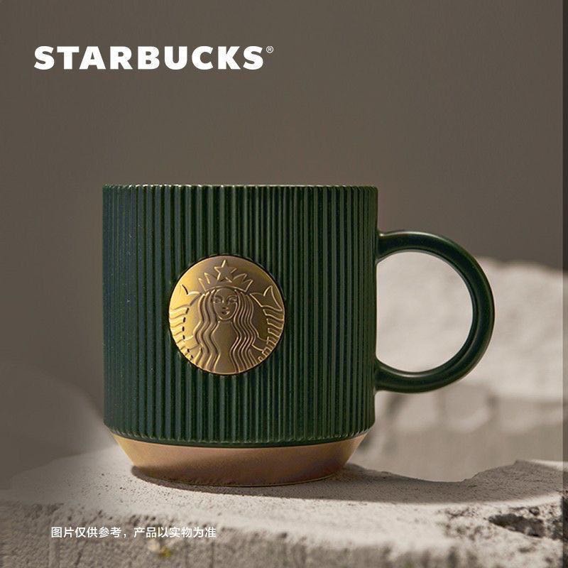 2023 Starbucks Cup Starbucks Cốc Cawan Starbucks Cốc Sứ Cốc Cà Phê Cốc Quà Tặng Cốc Có sọc Xanh