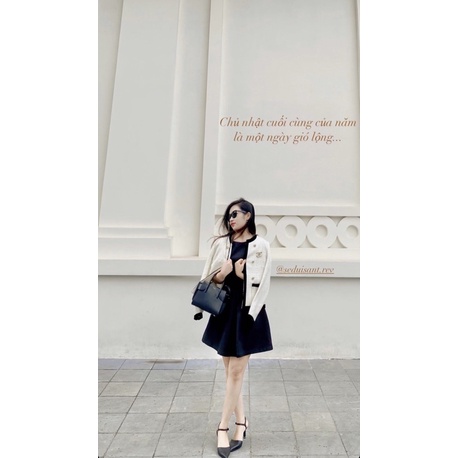 Elina Tweed Jacket - Áo tweed viền nhung SEDUISANT