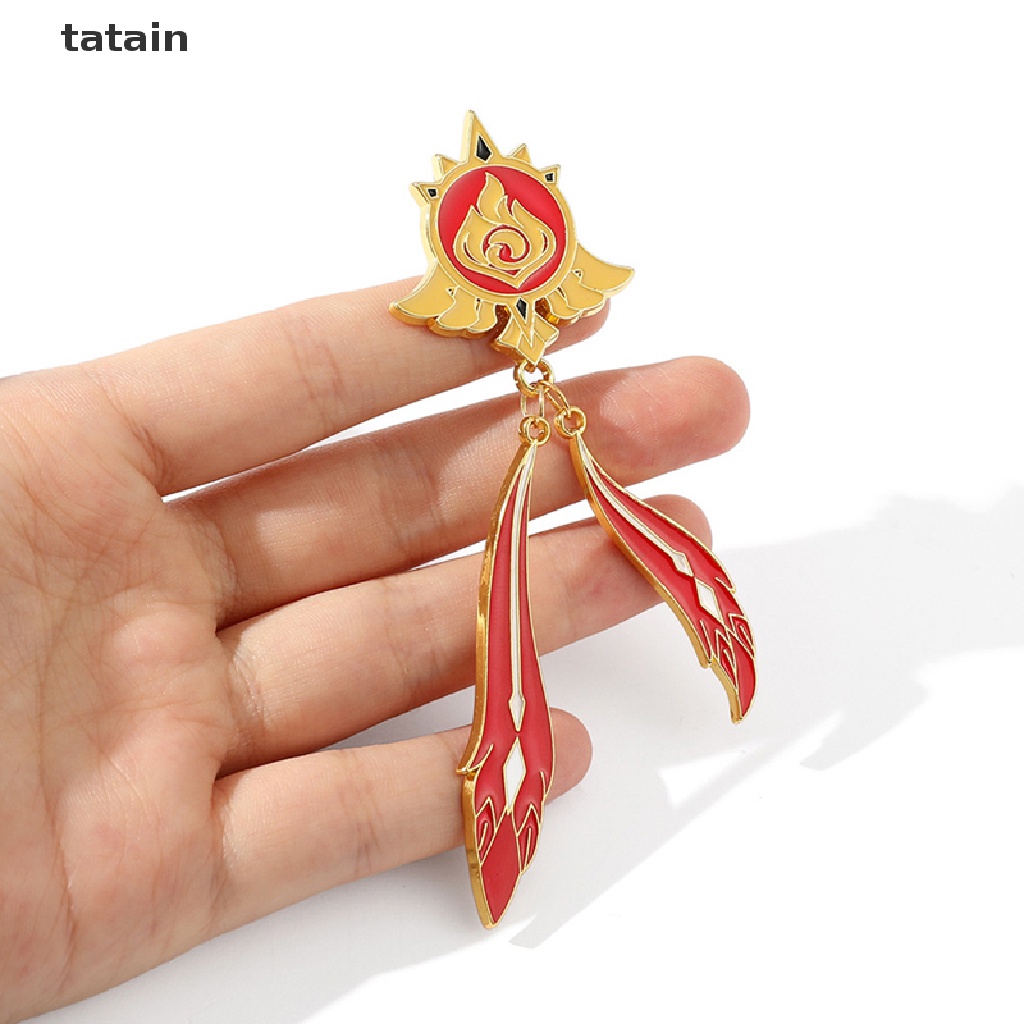[TAT] Game Genshin Impact Barbatos Venti eye of God insignia pendant Pin Alloy Brooch CVX