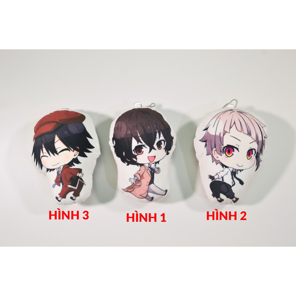 [Thanh lý bán lỗ] Gối ôm, gối kê tay Anime chibi – Bungo Stray Dogs [AAM] [PGN44]