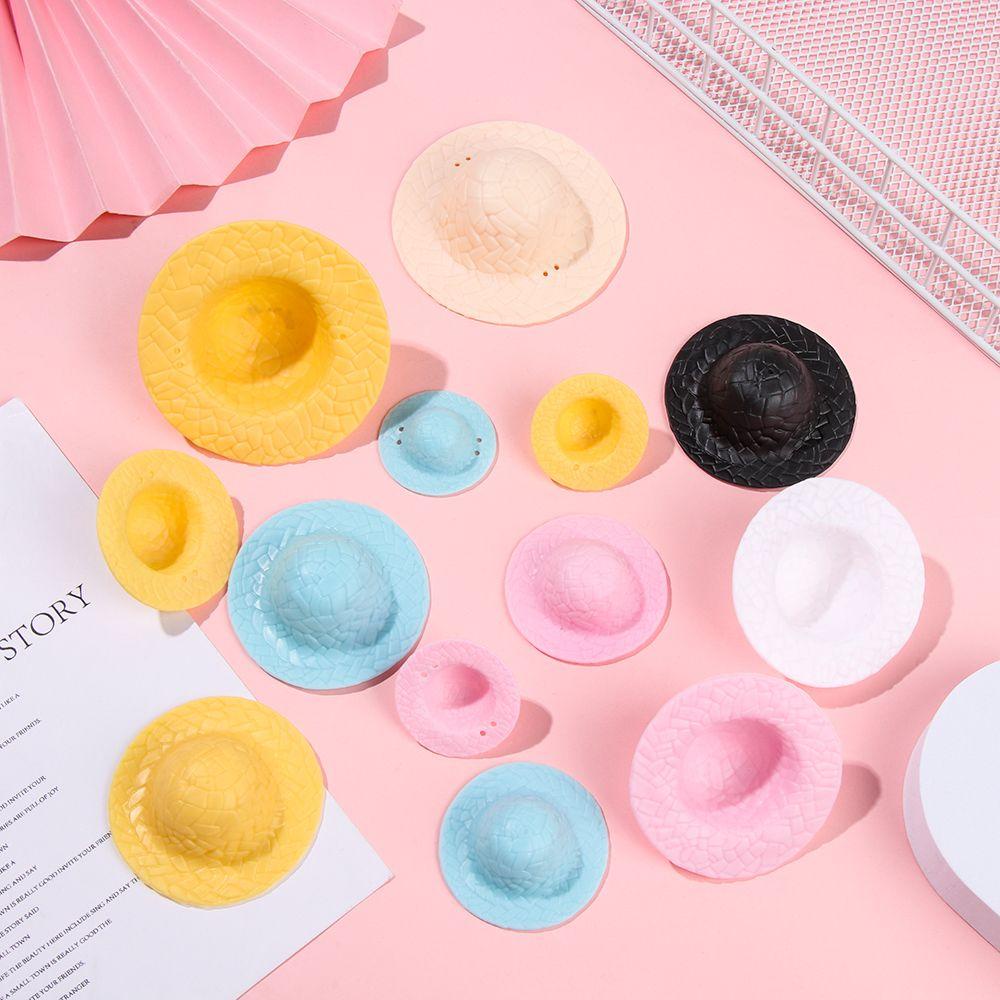 RAINBOW Mini Hat DIY Doll Parts Miniature Headwear Dollhouse Accessories