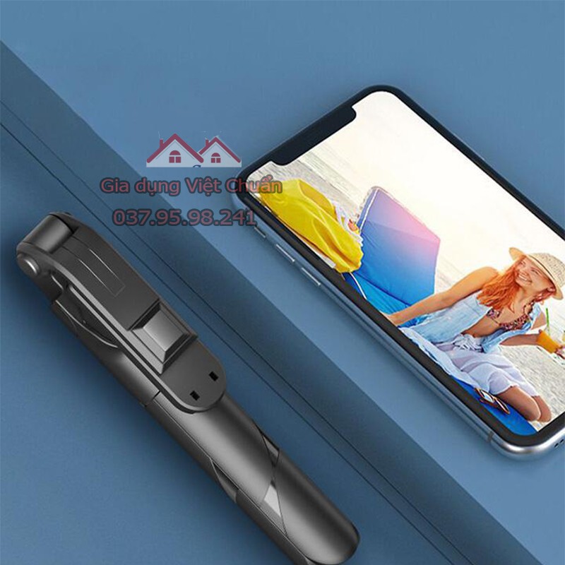 Phụ kiện chụp ảnh gậy chụp hình tự sướng selfie remote bluetooth có chân đế đỡ điện thoại chụp ảnh từ xa GD95