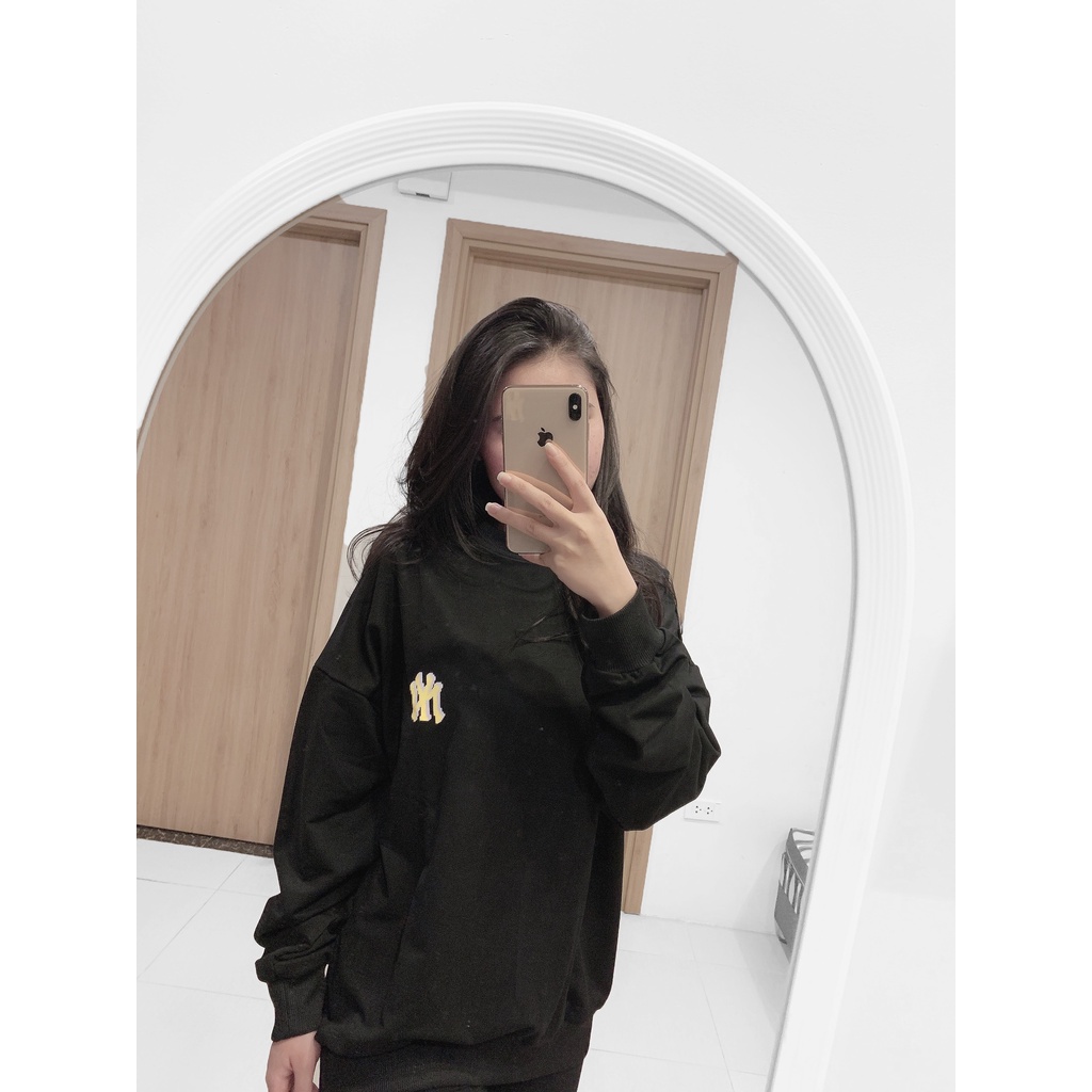 Áo sweater MLB NYC nỉ dài tay form rộng , phông dài tay unisex, Zoeclothing