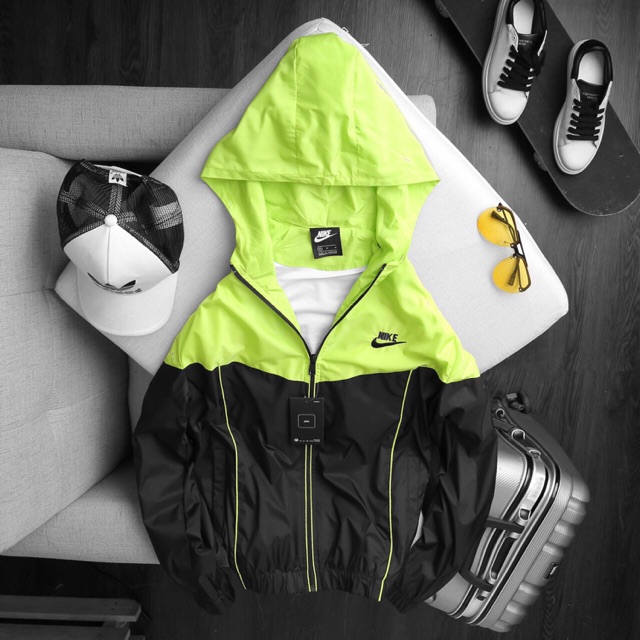 Áo khoác dù n! ke nam nữ dù 2 lớp form unisex