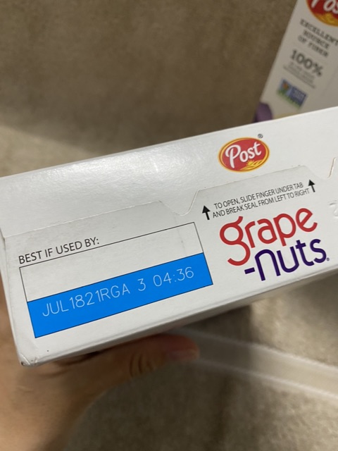 [HÀNG MỸ-MẪU MỚI-DATE XA] Ngũ cốc yến mạch ăn sáng Post Grape Nut Healthy 822gr