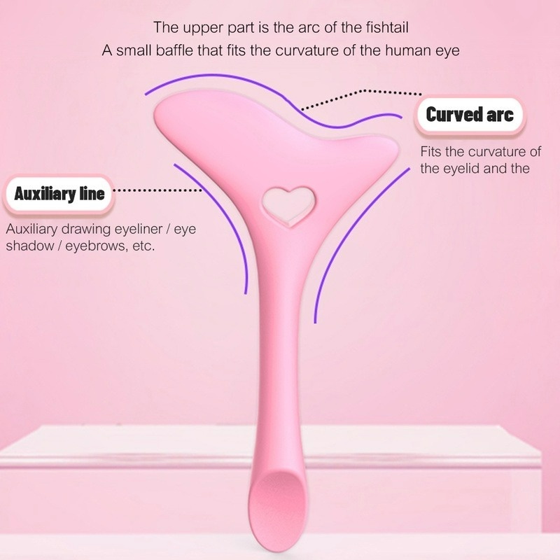 Khuôn Silicone Mềm Dùng Kẻ Mắt/Đánh Phấn Mắt Có Thể Tái Sử Dụng